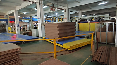High-Level Stack Corrugated Board Counting & Strapping