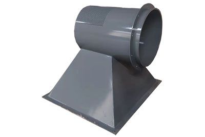 Funnel-shaped suction area