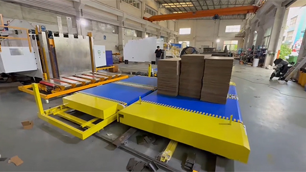 Corrugated Cardboard Handling & Conveying System (Corrugated Board Feeding to Printer)